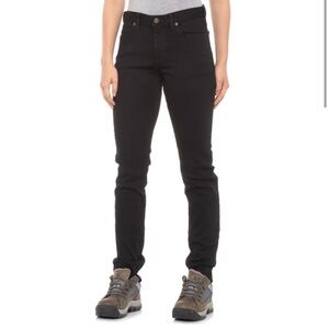 Carhartt Layton Rugged Flex Skinny Jeans Slim Fit Black Size 10 Style 102734